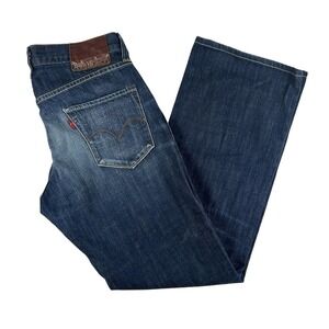 Levis‎ Capital E Harrison Jeans Mens 31x31 Blue Denim Loose Straight Made USA